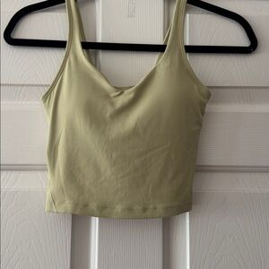 Lululemon sage green align Tank Top size 2 excellent condition.